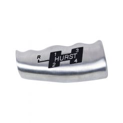 Hurst Shifter Knob T-Handle 3/8-16 in Thread Hurst 4-Speed Logo Alumi
