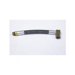 Kinsler Fuel Injector Line 9-1/2 in Long 3 AN Hose 3 AN 90 Degree Fe