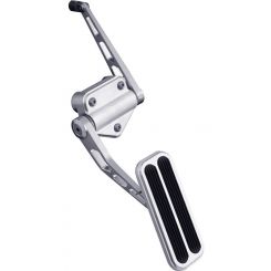 Lokar Pedal Assembly Gas Firewall Mount Aluminum Brushed GM Fullsize