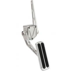 Lokar Pedal Assembly Gas Firewall Mount Aluminum Brushed GM Fullsize