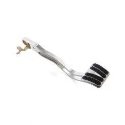 Lokar Pedal Lever Brake Curved Pad Aluminum Brushed Automatic GM Ful