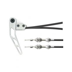 Lokar Hood Release Cut to Fit Cable Black Polyurethane Housing Alumi