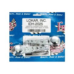 Lokar Door Handles Lakester Interior 1/2 in Round Spline Steel Chrom