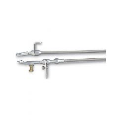 Lokar Kickdown Cable Hi-Tech Adjustable Length Braided Stainless Ho