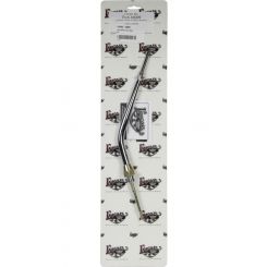 Lokar Shifter Stick Single Bend 10 in Steel Chrome Lokar Shifters K