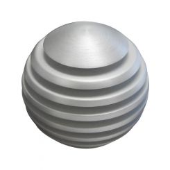 Lokar Shifter Knob Venetian 3/8-16 and 3/8-24 in Thread Aluminum Sati