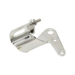 Lokar Throttle Cable Bracket Carb Mount Stainless Polished Square Bo