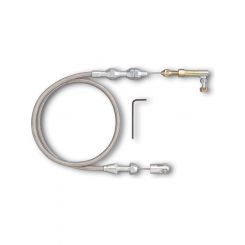 Lokar Throttle Cable Hi-Tech 2 ft Long Hardware Included Braided S