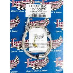 Lokar Throttle Cable Hi-Tech 2 ft Long Hardware Included Braided St