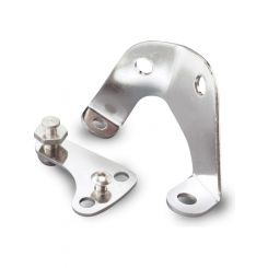 Lokar Throttle Cable Bracket Manifold Mount Kickdown Stainless Poli