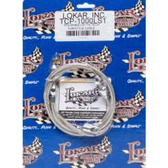 Lokar Throttle Cable Hi-Tech 3 ft Long Hardware Included Braided