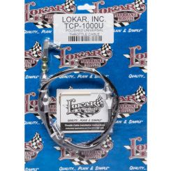 Lokar Throttle Cable Hi-Tech 2 ft Long Hardware Included Black Poly
