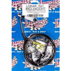 Lokar Kickdown Cable Hi-Tech Adjustable Length Braided Stainless S