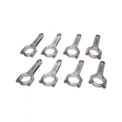 Manley Connecting Rod H Beam 5.933 in Long Bushed 3/8 in Cap Screws