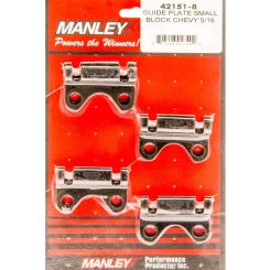 Manley Pushrod Guide Plate 5/16 in Pushrod Raised Steel Black Oxide S