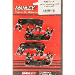 Manley Pushrod Guide Plate 5/16 in Pushrod Raised Steel Black Oxide F