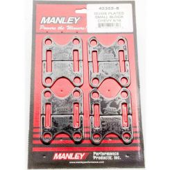 Manley Pushrod Guide Plate 5/16 in Pushrod Flat Steel Black Oxide Sma