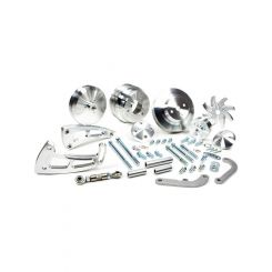 March Performance Pulley Kit Ultra Performance 6 Rib Serpentine Aluminu