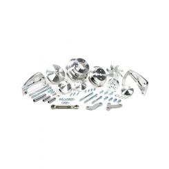March Performance Pulley Kit Ultra Mid Mount High Water Flow 6 Rib Serp