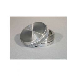 Meziere Bung and Cap Kit 2.500 in OD Weld-On Aluminum Bung Aluminum Th