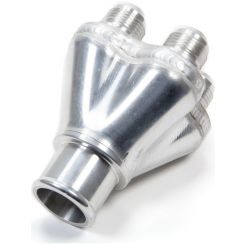Meziere Fitting Manifold Four 12 AN Male Inlet One 1-1/2 in Hose Barb