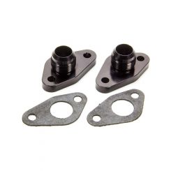 Meziere Water Pump Adapter Standard to Remote 12 AN Male Ports O-Ri