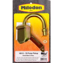 Milodon Oil Pump Pickup Street / Strip Press / Bolt-On 9-1/2 in Deep Pa