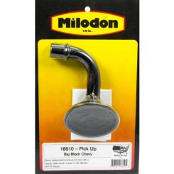 Milodon Oil Pump Pickup Stock Replacement Press-On 8 in Deep Pan Big Bl