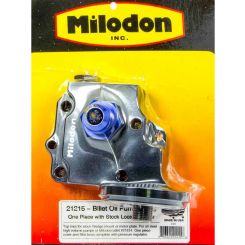 Milodon Oil Pump Cover Stock Oil Filter Location Fittings Included Bill
