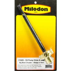 Milodon Oil Pump Drive Shaft 8.500 in Long Bronze Gear Mopar B / RB-Ser