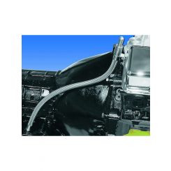 Milodon Transmission Dipstick Transmission Mount Flexible Braided Stain