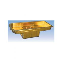 Milodon Engine Oil Pan Street / Strip Center Sump 6 qt 6 in Deep Steel