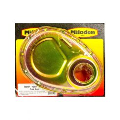 Milodon Timing Cover 1 Piece Steel Cadmium Small Block Chevy