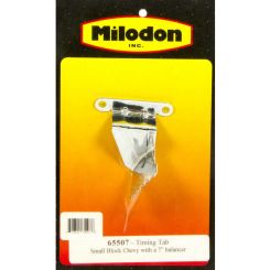 Milodon Timing Tab Degreed Steel Chrome 7 in OD Balancer Small Block Ch