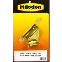 Milodon Timing Tab Degreed Steel Cadmium Mopar B / RB-Series / Hemi