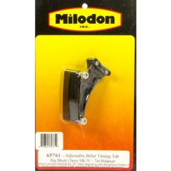 Milodon Timing Pointer Adjustable Stainless Hardware Billet Aluminum Bl