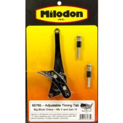 Milodon Timing Pointer Adjustable Stainless Hardware Billet Aluminum Bl