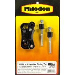 Milodon Timing Pointer Adjustable Stainless Hardware Billet Aluminum Bl