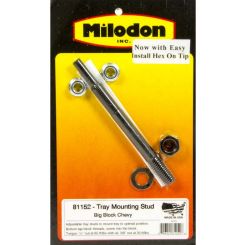 Milodon Windage Tray Stud 1/2 in Steel Black Oxide Big Block Chevy Kit