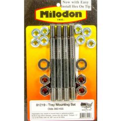 Milodon Windage Tray Stud 3/8 in Steel Black Oxide Oldsmobile V8 Kit