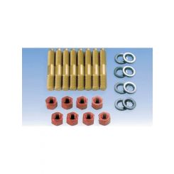 Milodon Supercharger Stud 7/16 in Diameter 2.880 in Long Hex Head Alumi