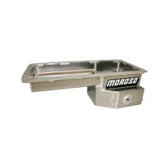 Moroso Engine Oil Pan Drag Race Rear Sump 9 qt 3-7/8 in Deep Aluminum N