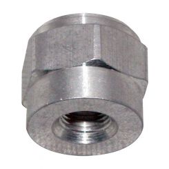 Moroso Bung - 1/8 in NPT Female - Weld-On - Aluminum - Natural - Each