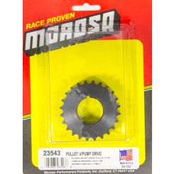 Moroso Crankshaft Pulley HTD 24-Tooth 1 in Mandrel 1/8 in Keyway Alumin