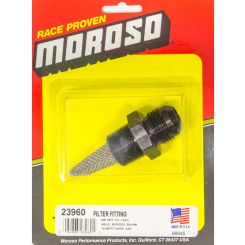 Moroso Fitting Adapter Straight 3/4 in NPT Male to 12 AN Male Stainless