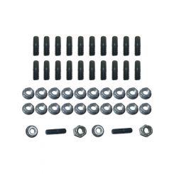 Moroso Oil Pan Stud Serrated Face Nuts Grade 8 Steel Natural Big Block