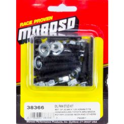 Moroso Oil Pan Stud Serrated Face Nuts 6 mm x 1.00 x 35 mm Steel Natura