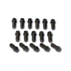 Moroso Header Bolt 3/8-16 in Thread 0.750 in Long 7/16 in Hex Head Stee
