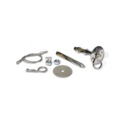 Moroso Hood Pin Heavy Duty 1/2 in OD x 5 in Long 2 in OD Scuff Plates H