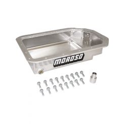 Moroso Transmission Pan Fabricated 3-1/2 in Deep 2-1/2 in Notch Hardwar